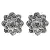 Shining Diva Fashion Latest Stylish Traditional Oxidised Silver Necklace Jewellery Set for Women