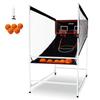 VEVOR Jogo de Basquete de Gaiola Arcade, Jogo de Basquete Indoor para 2 Jogadores, Esporte Duplo para Casa com 5 Bolas, 8 Modos de Jogo, Placar Eletrônico