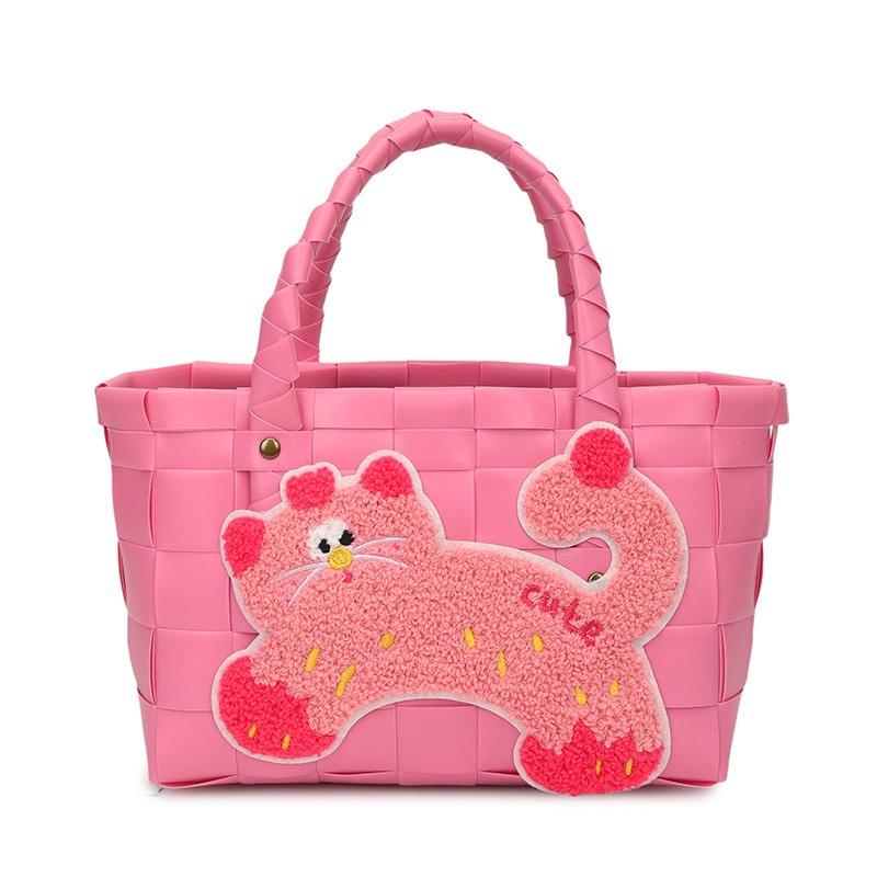 Souvenir Hand-woven Vegetable Basket Bag Women's Summer Seaside Vacation Wind Wind Portable Basket