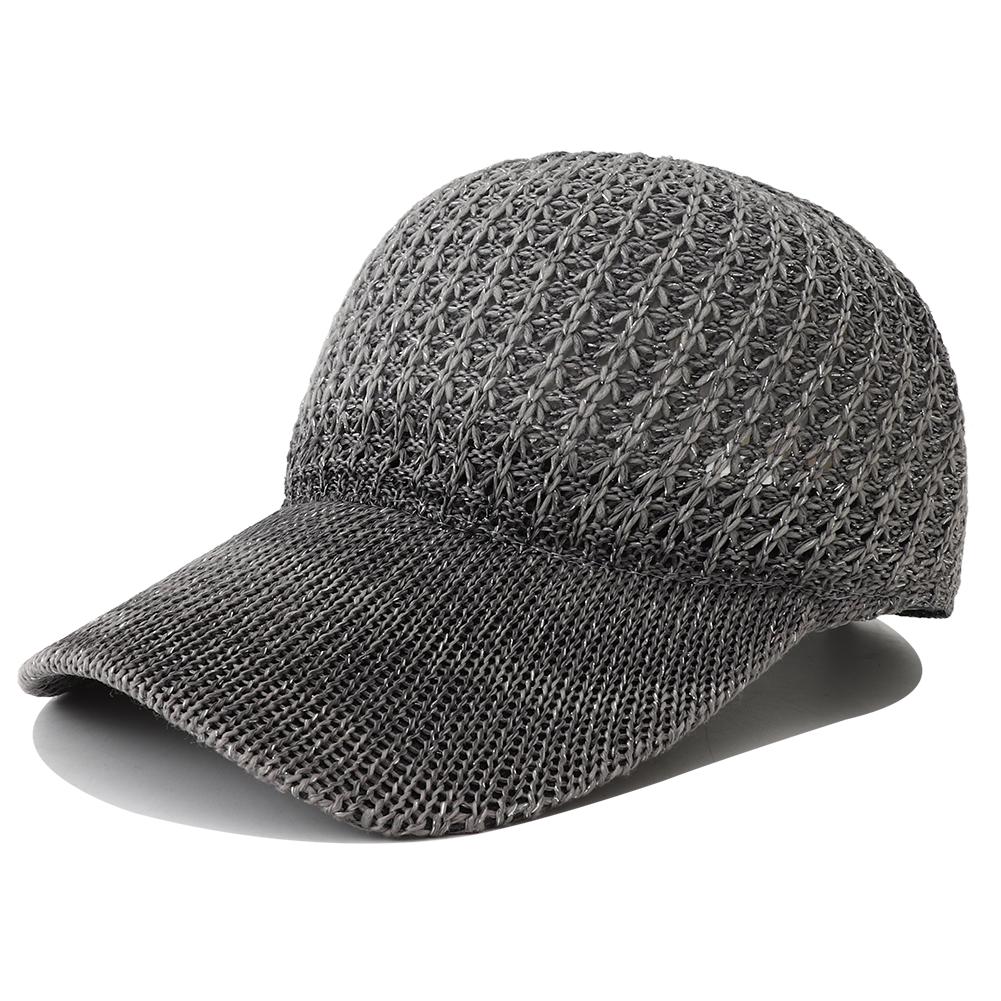 Neue Sommer atmungsaktive Netz Baseballkappe Snapback Hut Outdoor Sport Sonnenschutz Trucker Hüte für Damen Herren Sonnenhut Adjustable gray