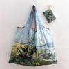 Sacola de Compras Dobrável Ecológica Estilo Van Gogh para Mercearia