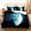 Moon Night Tree Duvet Cover Set Beautiful Landscape Pattern Polyester Comforter Cover with Pillowcase for Men Women Bedding Set