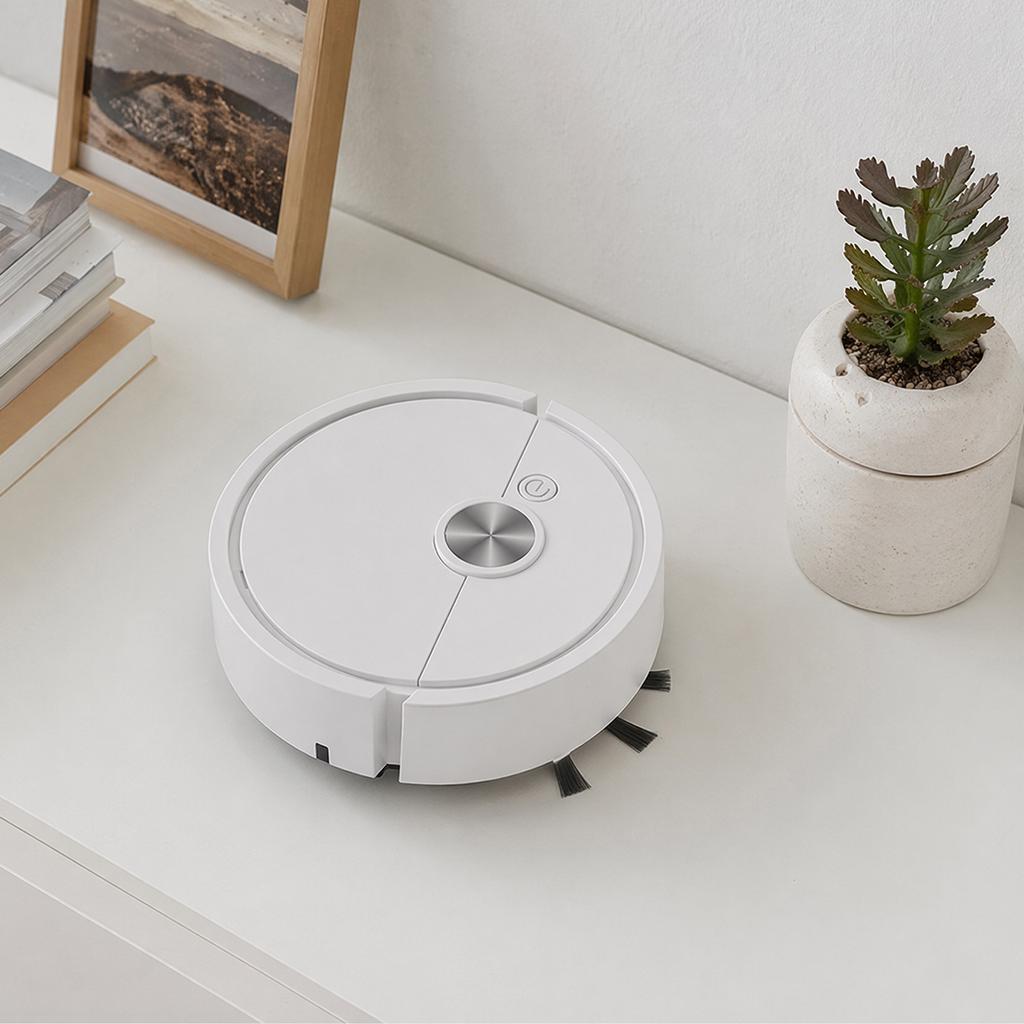 1 In 1 Intelligenter Reinigungsroboter Einfach zu bedienende Mini-Roboter Staubsauger Mini-Auto-Roboterstaubsauger für Tierhaare&Hartboden&Teppich