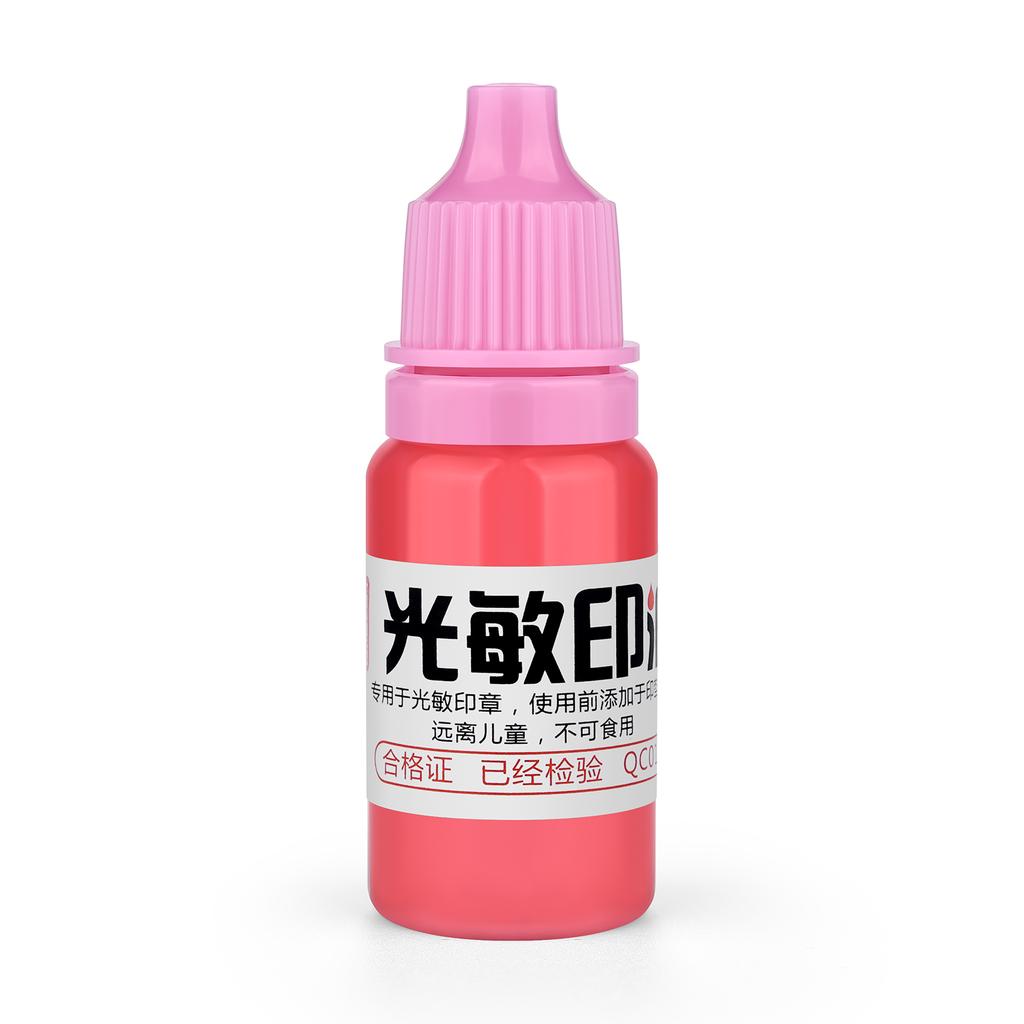 10ml Ink Textile Clothes Waterproof Ink Special Photosensitive Ink Fast Drying Stamping Ink Stamp Printing Not Fade For Students