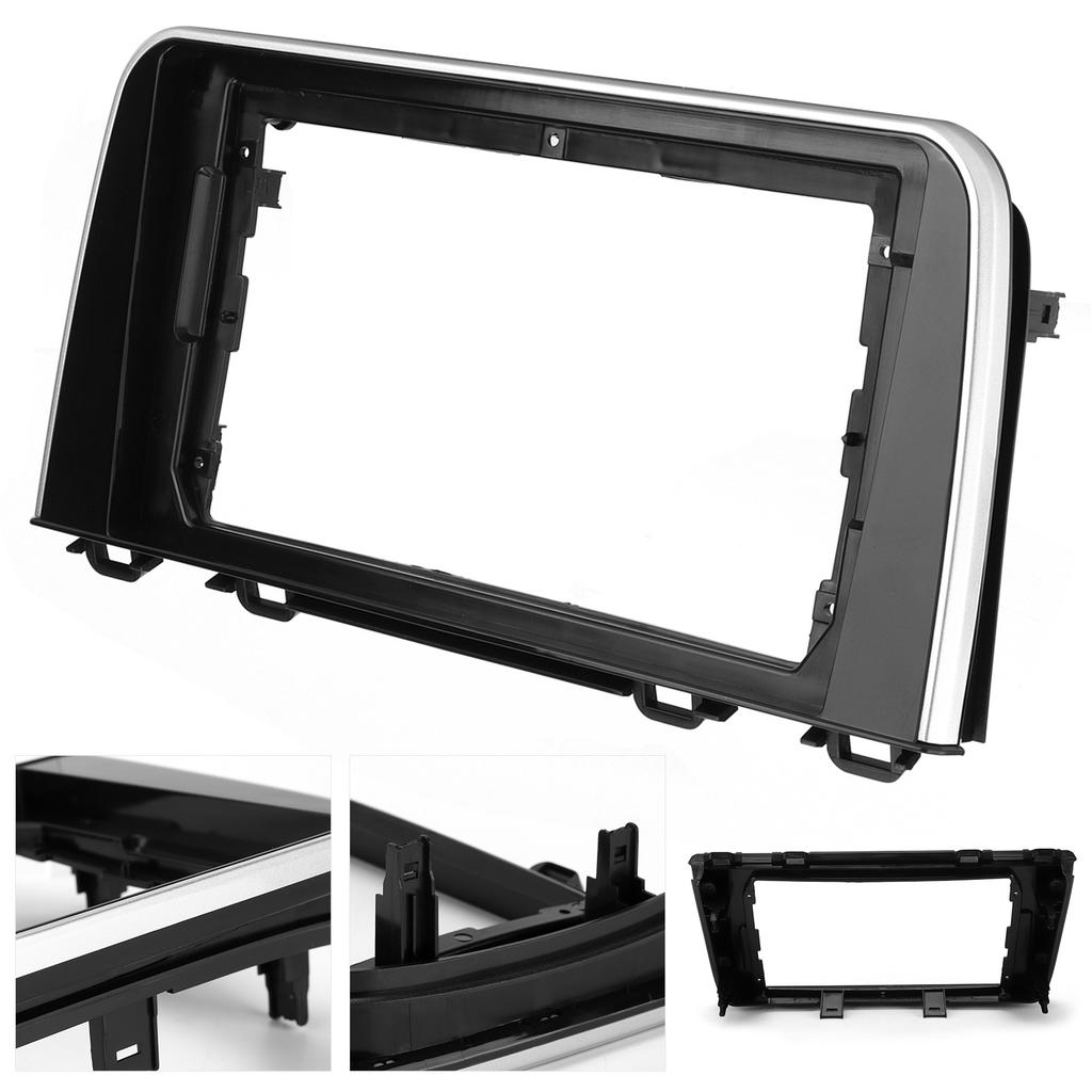 10.1in 2‑DIN Radio Mount Fascia Frame Trim Black Auto Accessory Replacement for HONDA CRV 2017