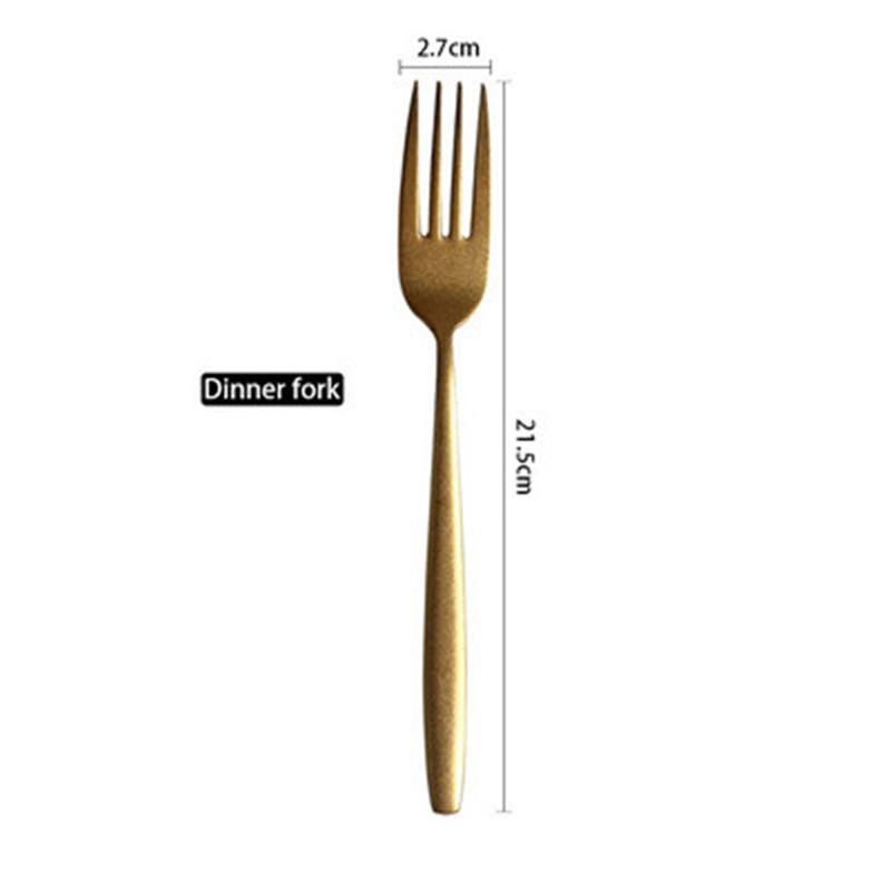 Retro Stare Złoto Nóż, Widelec, Łyżka ze Stali Nierdzewnej, Ins Skandynawska Łyżka do Zupy, Nóż do Steku, Domowe Rekwizyty do Fotografii Soft