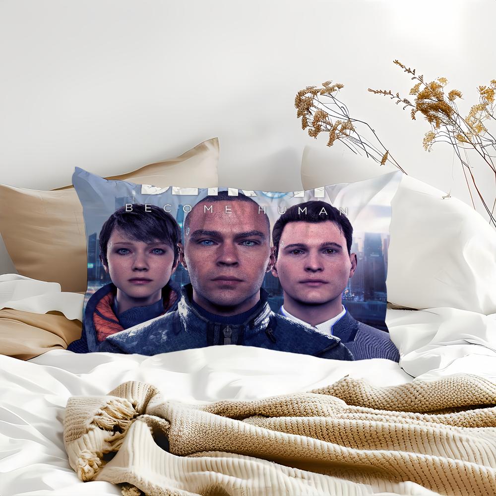 Game Detroit Become Human Pillow Case Cover Suitable For Livingroom Bedroom Sofa Home Decoration Cushion