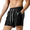 Pantalones cortos casuales de playa de charol para hombre 2024