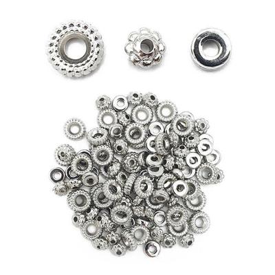 Perles - Heishi - Argenté - Argent - Intercalaires - Bijoux bracelets colliers