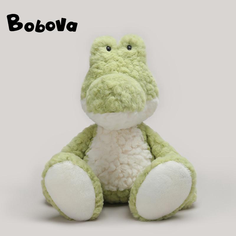 6 Styles Animal 40cm Crocodile bathing Plush Doll Kawaii Sheep Fox Wolf Stuffed Doll Kid Sleeping Company Pillow Birthday Gift