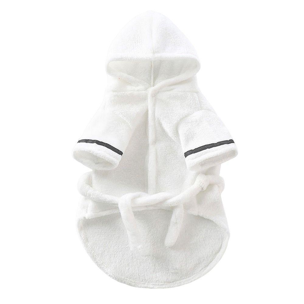 Quick-drying Dog Bathrobe Soft Puppy Robe Cute Pet Pajamas  Cat