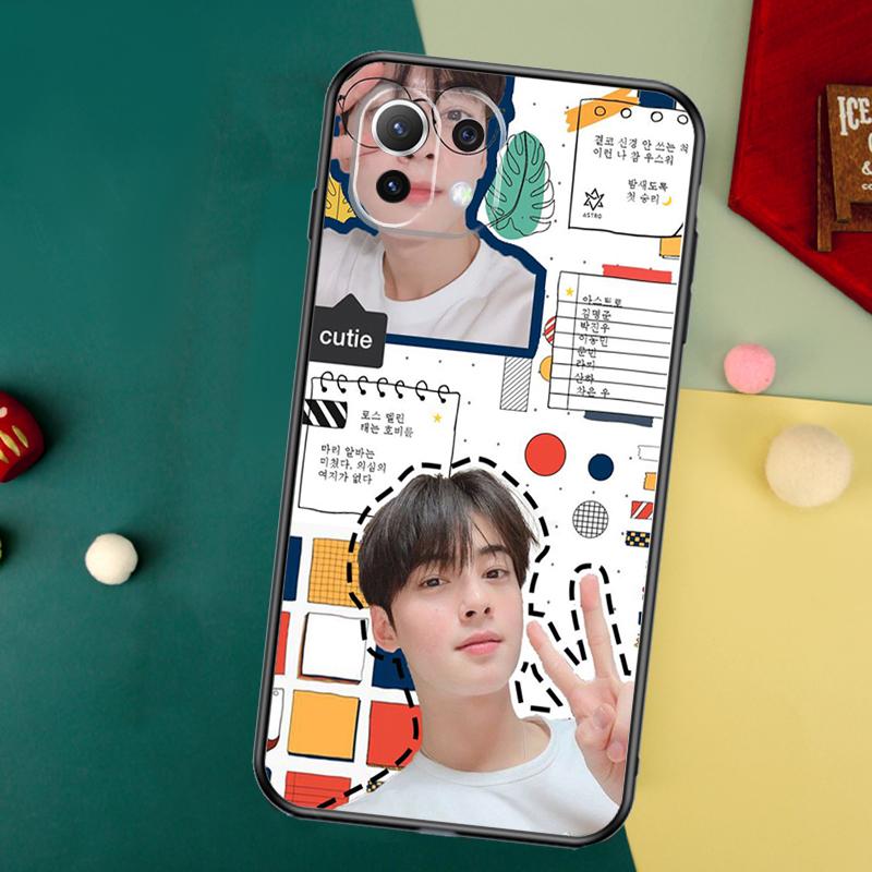 Cha Eun Woo Korean actor singer Case For Xiaomi 14T Pro 11T 12T 13T 13 14 15 Ultra POCO X7 Pro X3 X5 M6 F5 F6 X6 Pro Cover