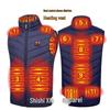 Men's Dual Control USB Heated Vest - 11 Zone, 3 Temperature Settings for Winter