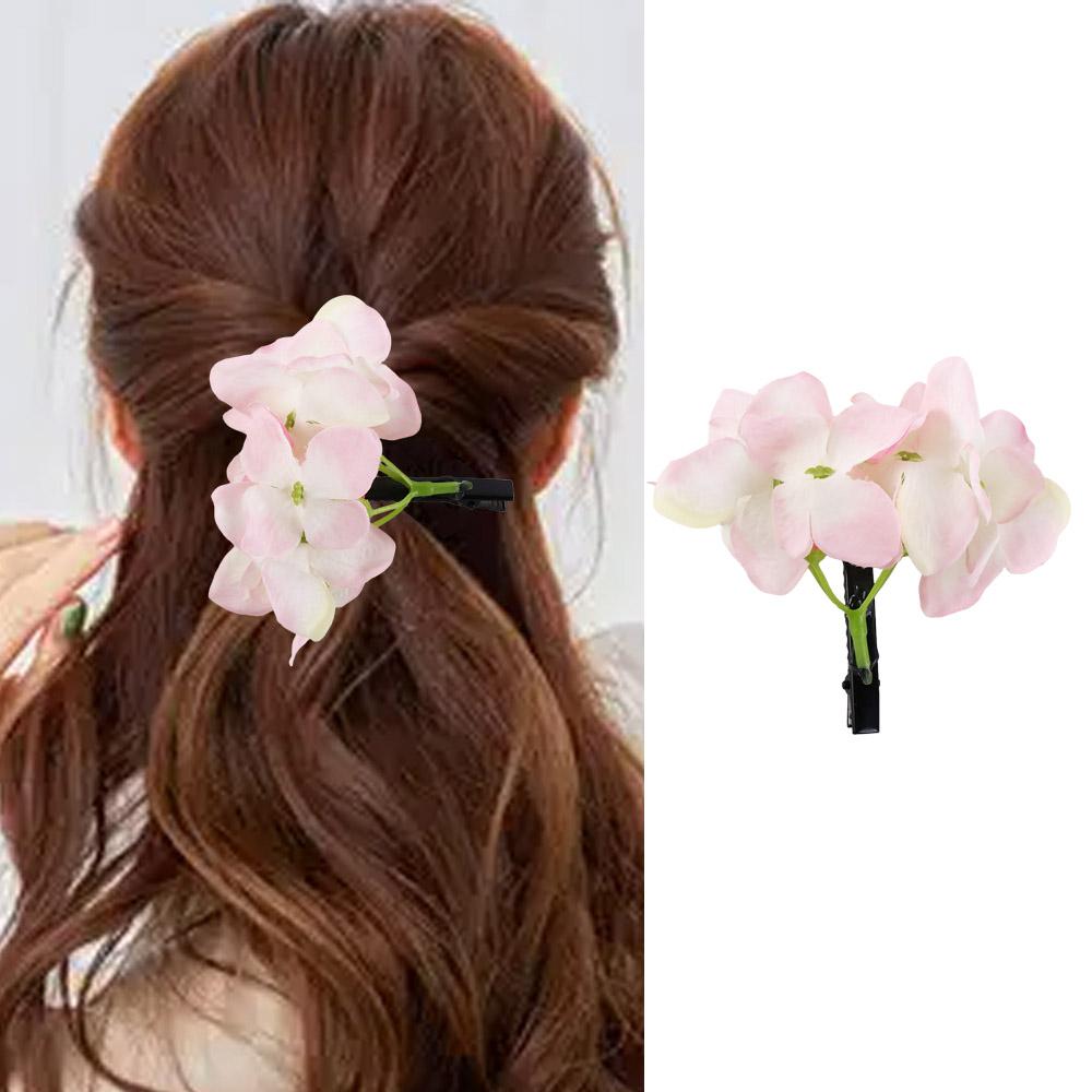 

Female Hair Accessories Cherry Blossom Duckbill Clip Barrettes Girl Hairpin Girl