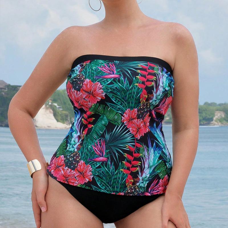 TS JYL-SW226 Color Stripe Lace-Up Bikini, Triangle Fashion Swimwear For Women L