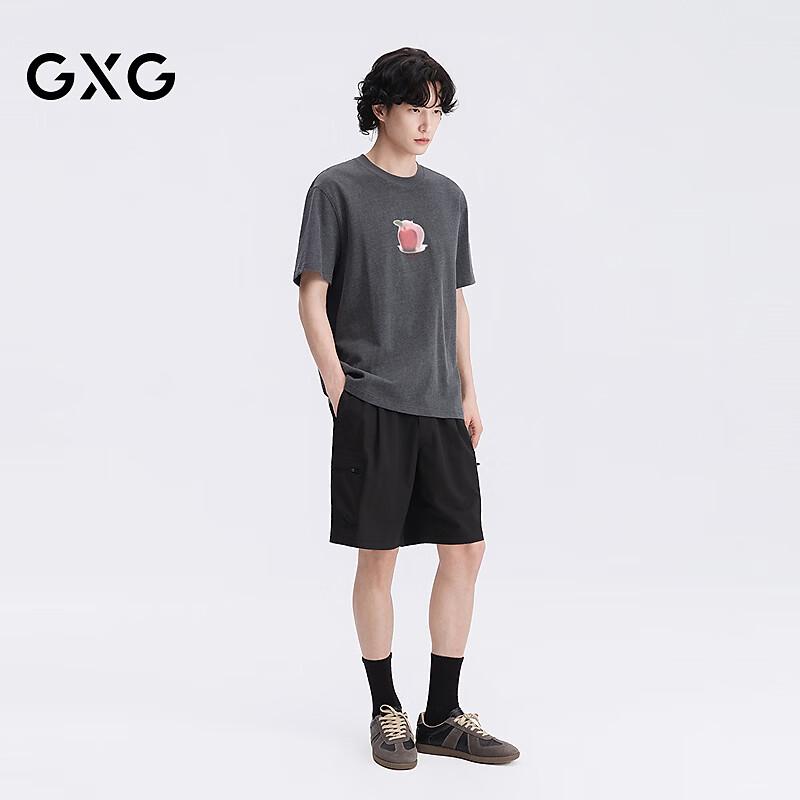GXG Men's Apple Print Short-Sleeve T-Shirt
