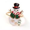 1PCS Christmas Tree Napkin Ring Festiva Table Napkin Buckle Diamond Deer Crafts Holder Handmade Party Dinner Supplies Decorative