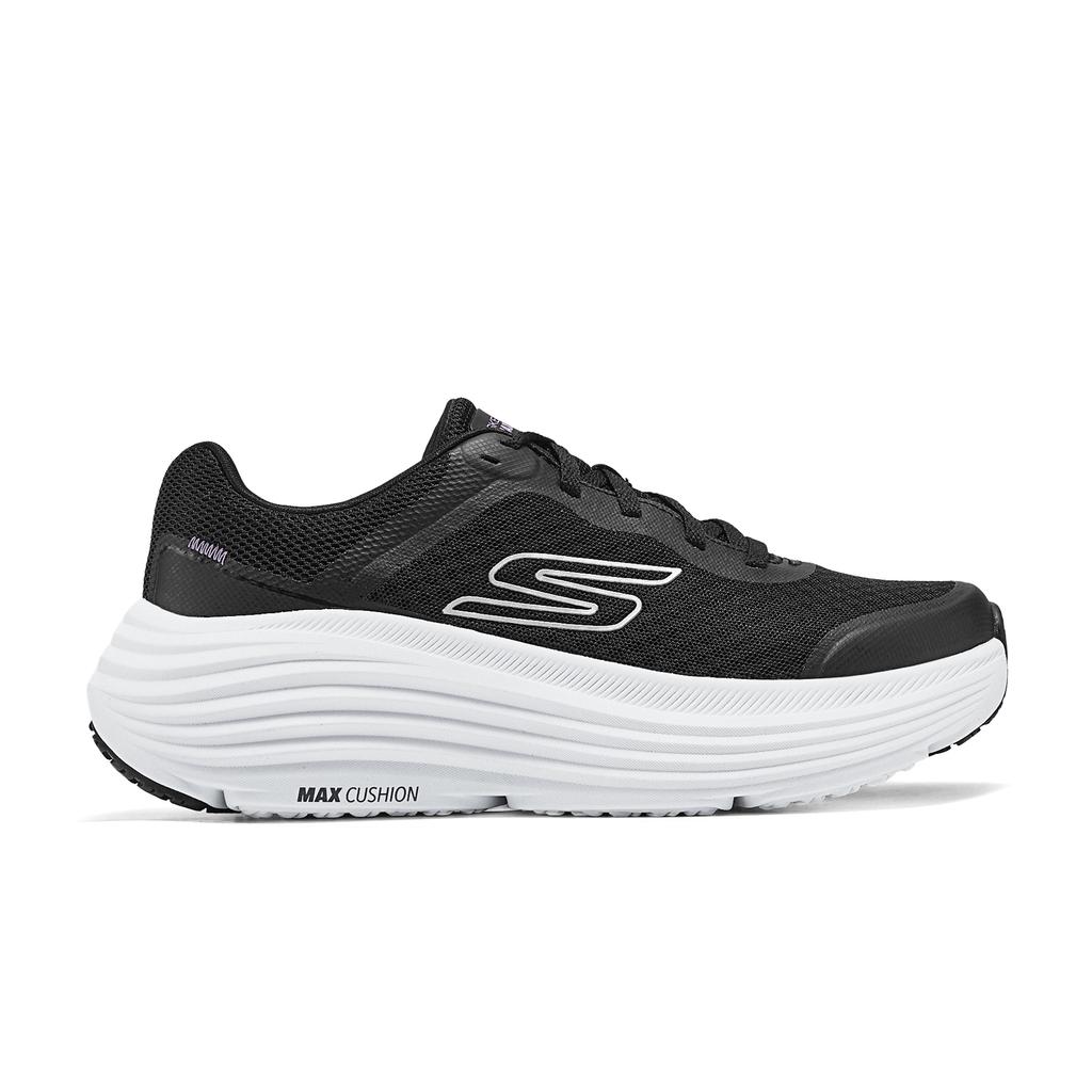 Skechers Lightweight Supportive Breathable Casual Running Shoes Women Sneaker Black 129470-BKW