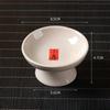 Chinese Mini Tea Fruit Bowl Snacks Cakes Dessert Fruit Plates Ceramic Tray Dried Fruit Plate Hotel Kitchen Dinner Table Decor