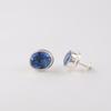 Tanzanite Gemstone 925 Sterling Silver Jewelry Handmade Stud Women Earrings 0.5" EE-178-13