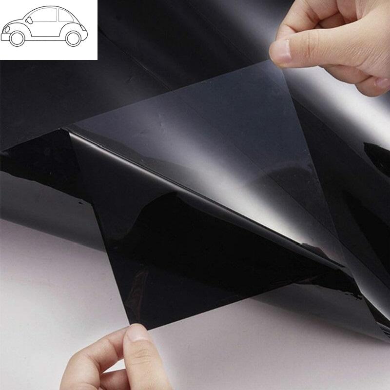 

300cm*50cm Auto Glass Film Explosion-proof Sunscreen Heat Insulation Film Car Window Film Single-layer Anti-abrasion Black