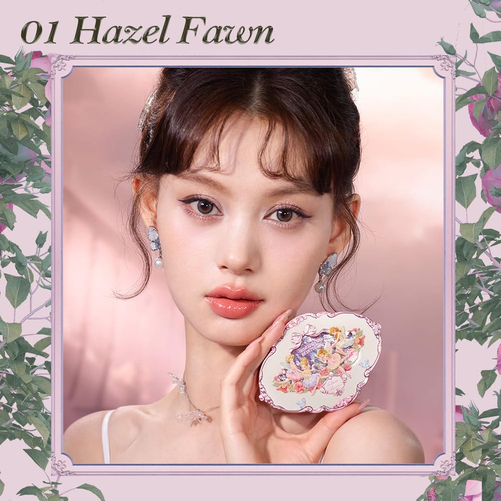 Flower Nose Midsummer Fairy Tales Collection Eyeshadow Palette Hazel 5-Color (01 Fawn)