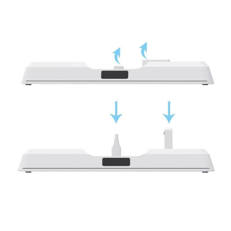 VR Charging Dock Station for MQ 3S Headset and Controllers with LED Indicators and Colorful Lighting Effects