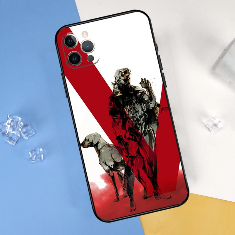 Metal Gear Solid Case For iPhone 16 15 13 12 11 14 Pro Max Mini Cover For iPhone 16 15 XR X XS Max Plus Phone Case
