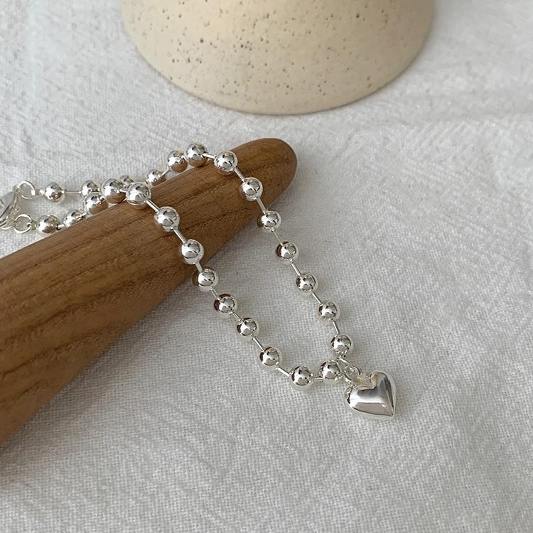 VENTFILLE Bracelet en argent sterling 925 avec perles et nœuds en bambou pour femme et fille, bijoux coréens simples, cadeau d'anniversaire, livraison directe