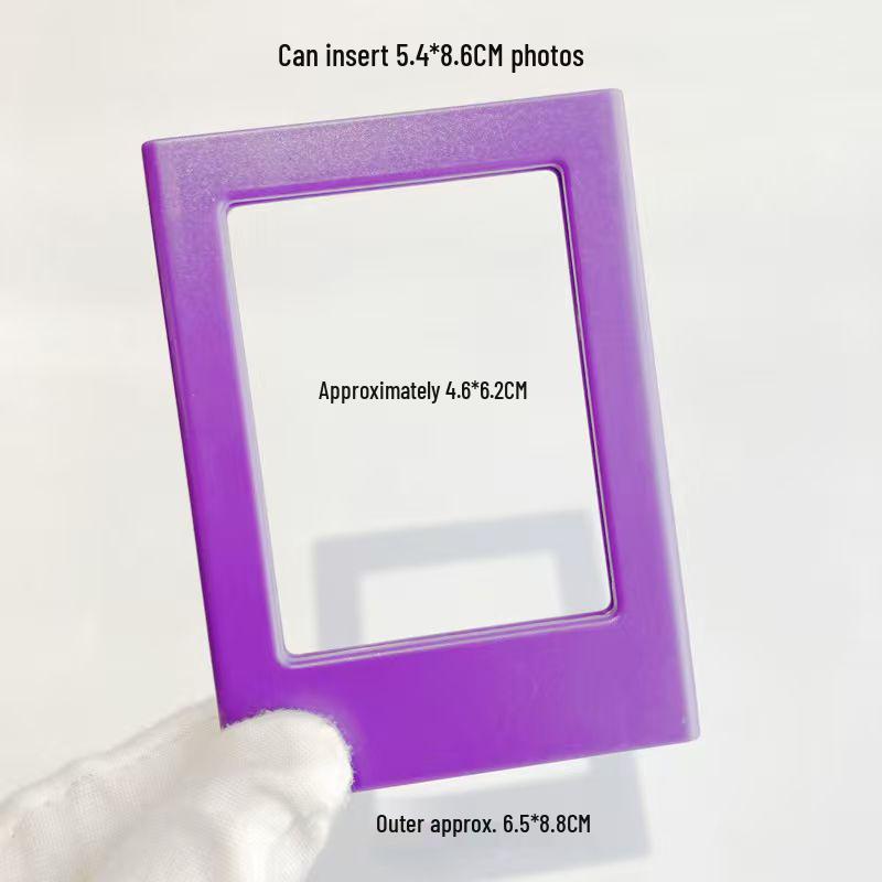 3-Inch Magnetic Polaroid Photo Frame Sticker for Kitchen, Office, Couple, or Bedroom Decor
