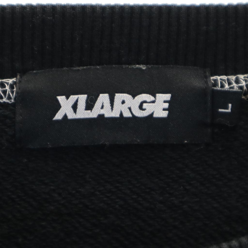 XLARGE Long sleeve sweat trainer L black Men's Used