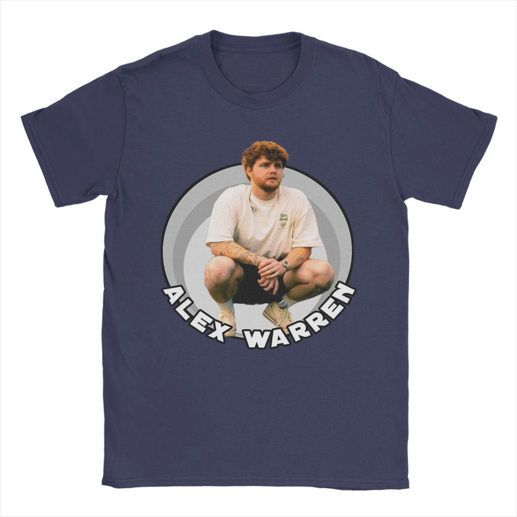 Alex Warren Singer Mens T Shirts Novelty Tee Shirt Short Sleeve Round Collar TShirts Cotton Summer Clothing