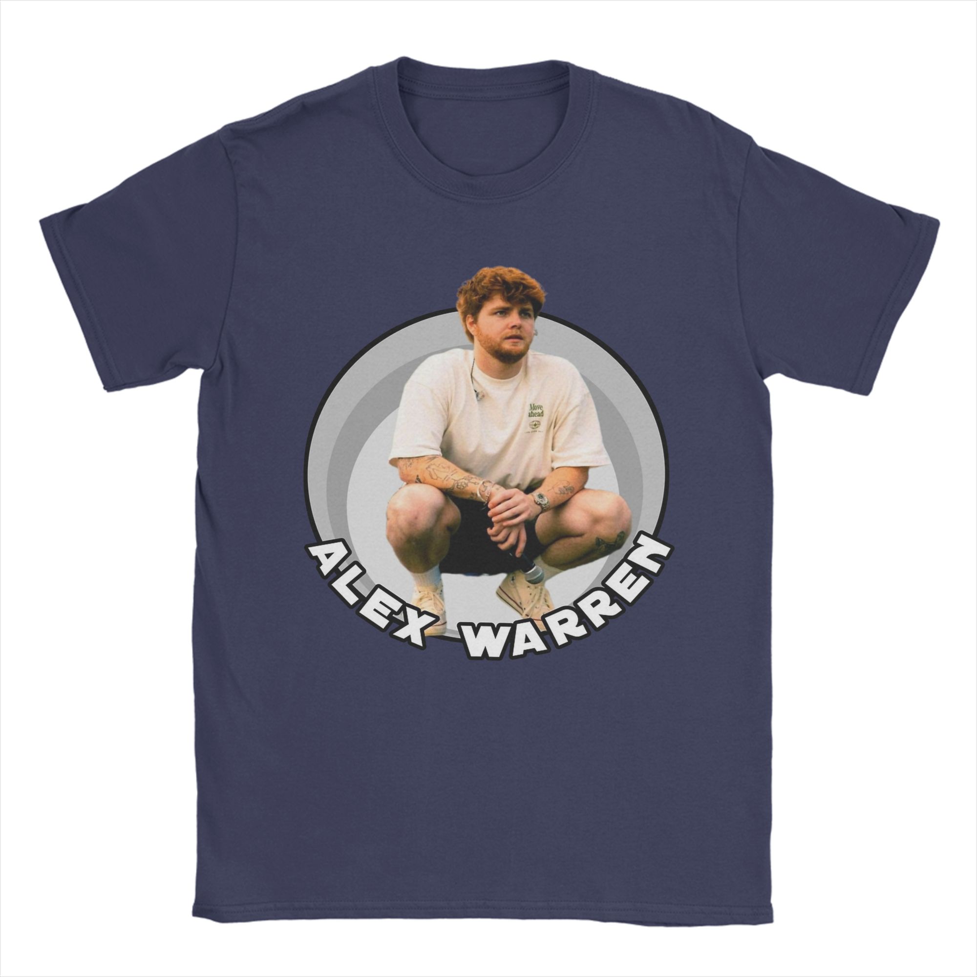

Alex Warren Singer Mens T Shirts Novelty Tee Shirt Short Sleeve Round Collar TShirts Cotton Summer Clothing 4XL