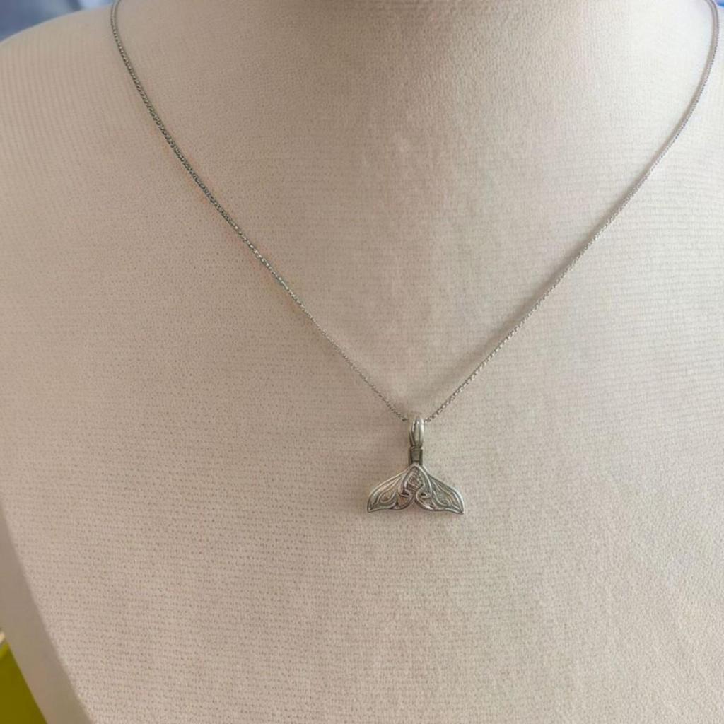 Dolphin Mermaid Tail Pendant Necklace - Simple Korean Style Couples' Accessory