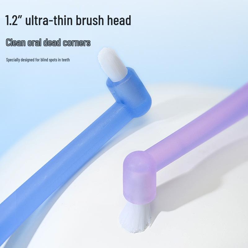 Orthodontic Soft Bristle Toothbrush for Adults – Single-Tuft, Small Head for Cleaning Pits, Fissures, and Wisdom Teeth with Braces