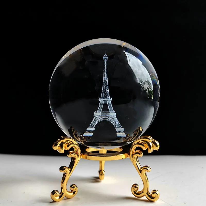 

3D хрустальный шар с подставкой, планета, лазерная гравировка, глобус Солнечной системы, астрономический подарок, подарок на день рождения, стеклянная сфера, украшение для дома