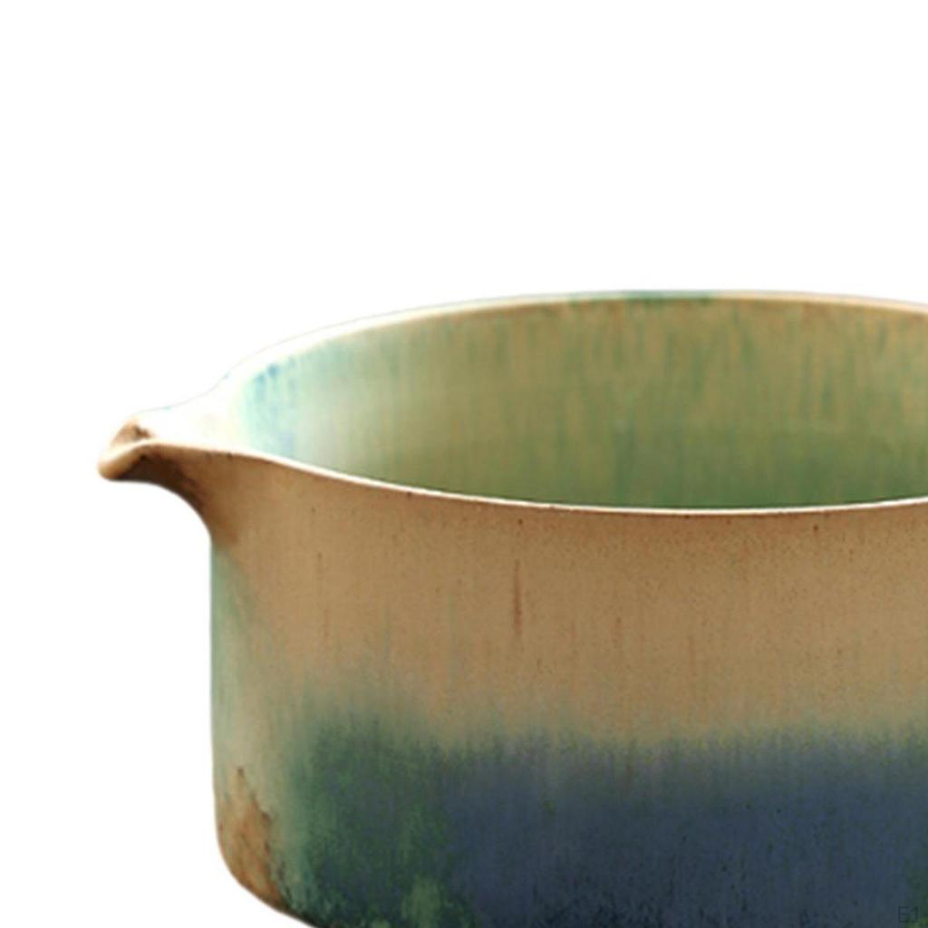 Ceramic Bowl Handcrafted Traditional Porcelain Tea Mixing Accessories for Beginner