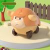 Press Calf Baby Crawling Grasping Educational Toy Car Sliding Interactive Animal Car