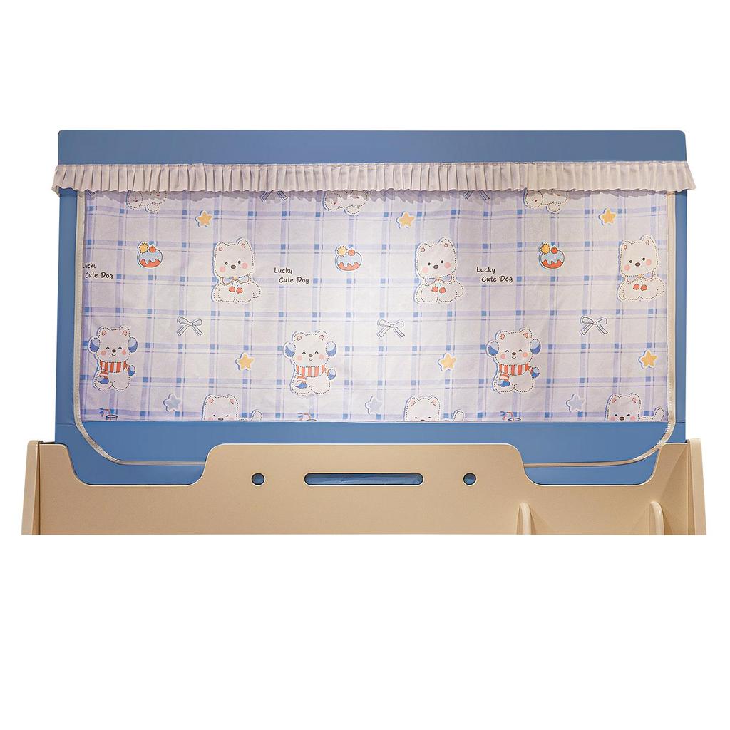 Children's Bunk Bed Mosquito Net with Anti-Fall Protection and Integrated Bracket