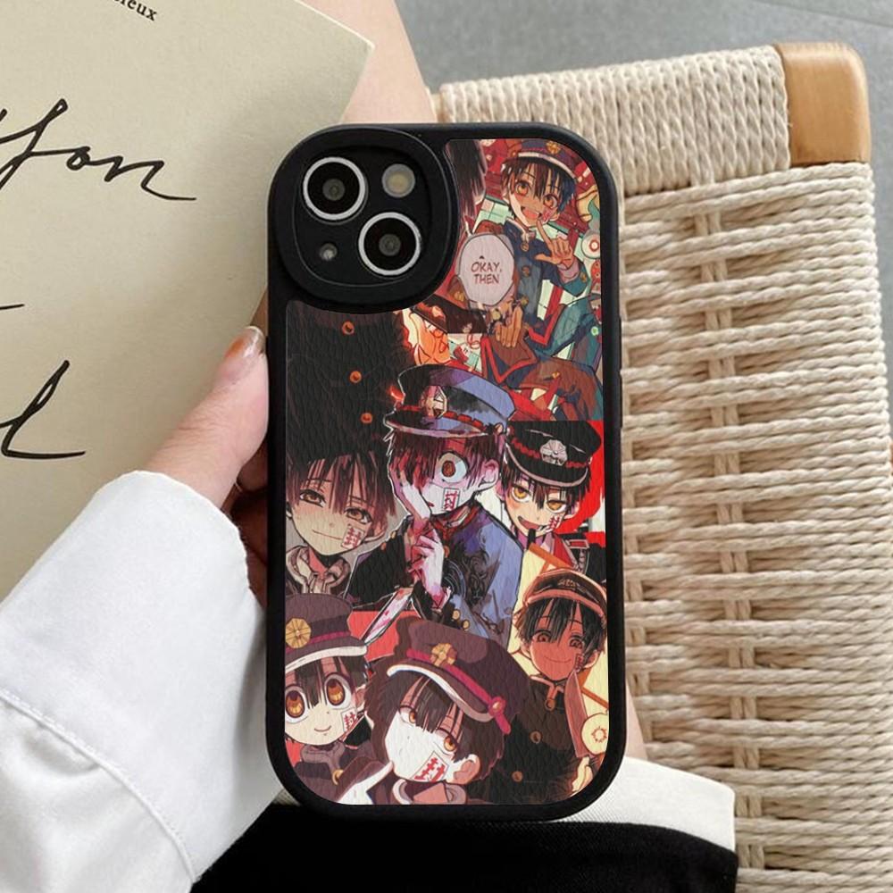 T-Toilet-bound H-Hanako-kun Phone Case Hard Leather For IPhone 16 15 14 13 12 Mini 11 14 Pro Max Xs X Xr 7 8 Plus Fundas
