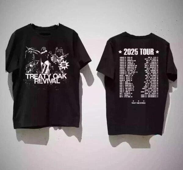 Treaty Oak Revival 2025 Tour Concert T-Shirt