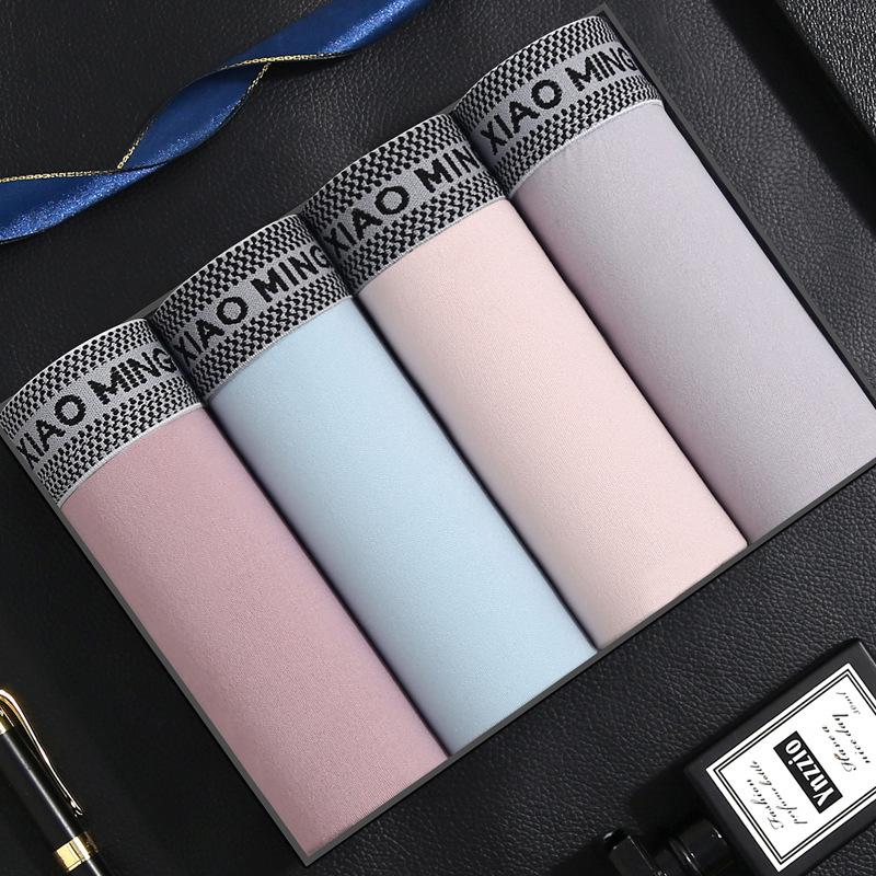 

Мужское нижнее белье Мужские боксеры Молодежные брюки средней талии с четырьмя углами Брюки больших размеров для мальчиков Мужское нижнее белье XXXXL