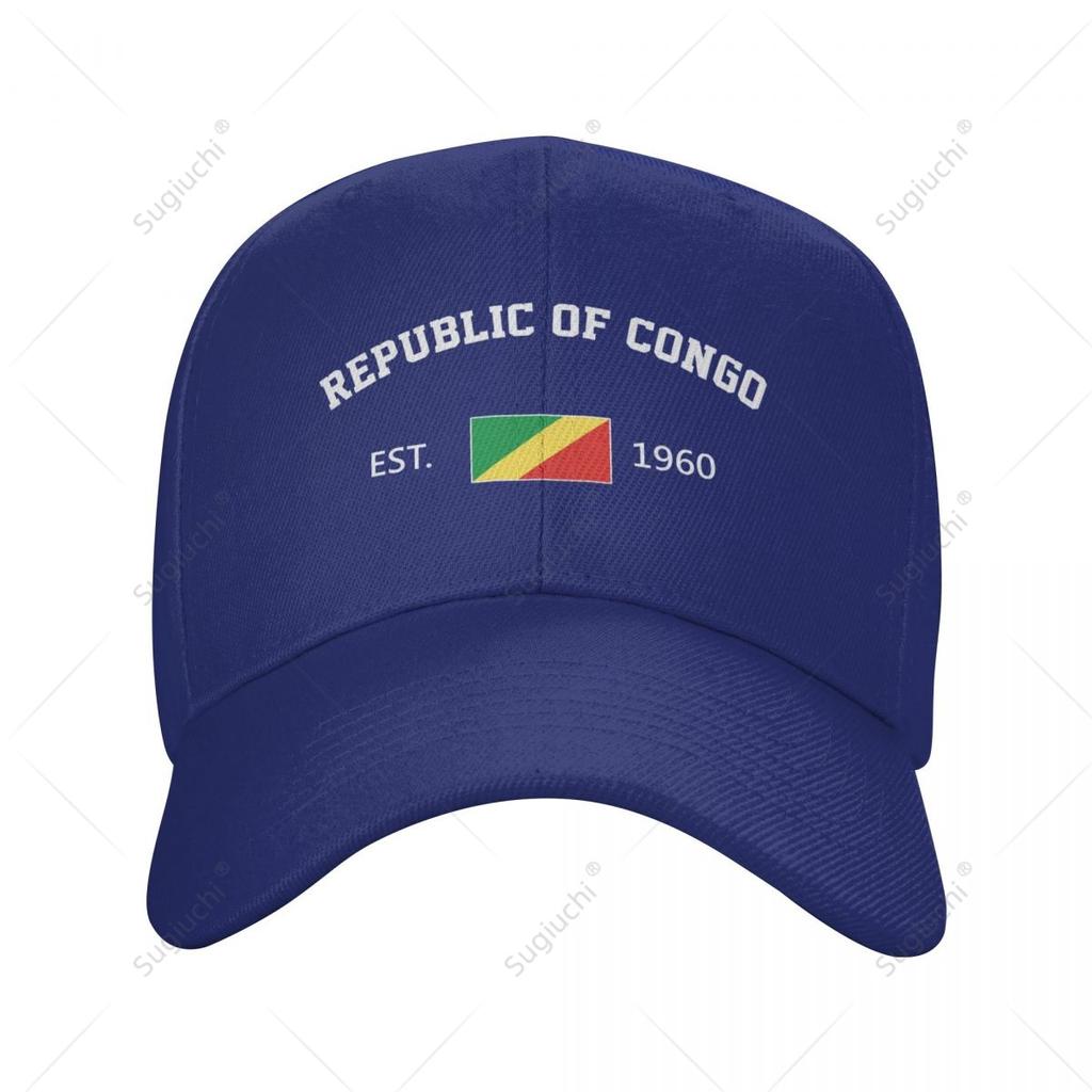 Unisex Baseball Cap Republic Of Congo EST Independence Day Wild Sun Shade Peaked Adjustable Outdoor Caps for Unisex Women