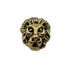 36pcs Antique Silver Bronze Gold Mixed Lion Head Loose Spacer Bead,Craft Supplies Charms Pendants for Jewelry Findings Making Accessory