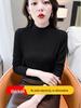 2025 Women's Slim Fit Long Sleeve High Neck T-Shirt - Spring/Autumn Base Layer
