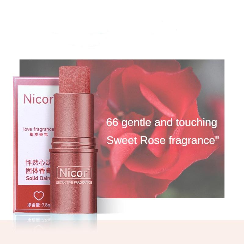 Nicor Solid Balm Lasting Fragrance Light Fragrance Portable Solid Perfume for Male and Female Students