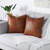 1Pcs Solid Color Retro Pillowcase Nordic Leather Sofa Cushion Cover Gorgeous Bedroom Living Room Sofa Decoration Pillow Case