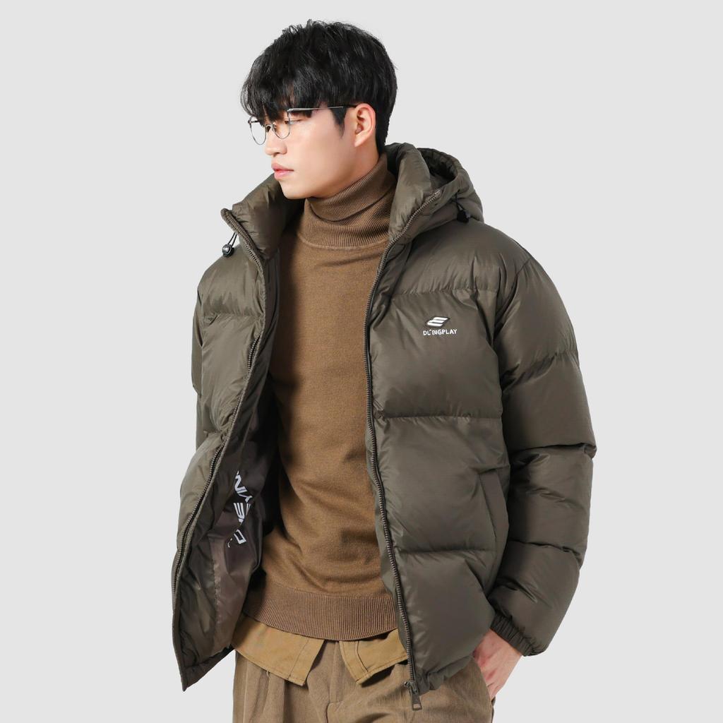 NINPURE 90% Duck Down Men's Hooded Winter Jacket - High-End, Trendy, Thick & Warm