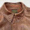 BUZZ RICKSON'S BR80253/BR80312 Ruffwear Standard A-2 Horsehide Flight Jacket Jacket 42 BrownUsed