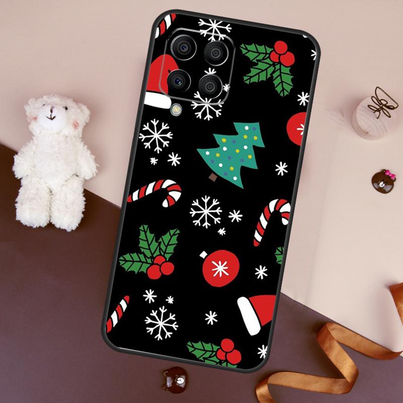 Christmas Snowflakes Case For Samsung Galaxy M06 M53 M13 M31 M11 M35 M55 M15 M56 M36 M16 M12 M32 M52 M14 M34 M54